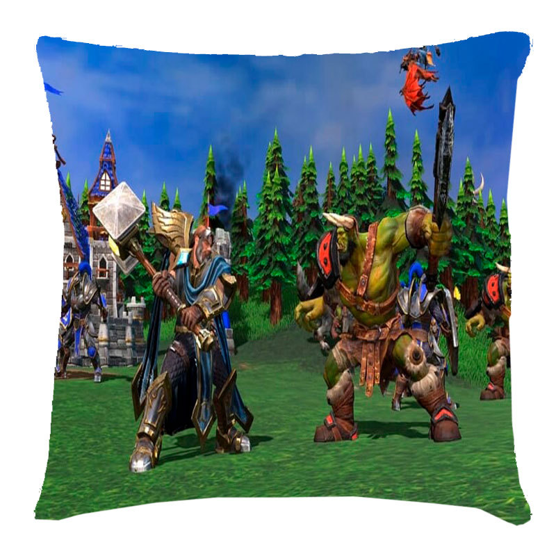 Подушка с принтом 'Warcraft'