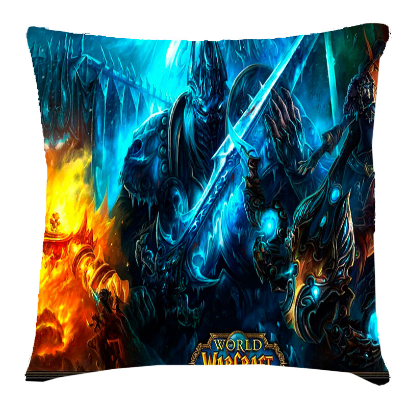 Подушка с принтом 'World of Warcraft'