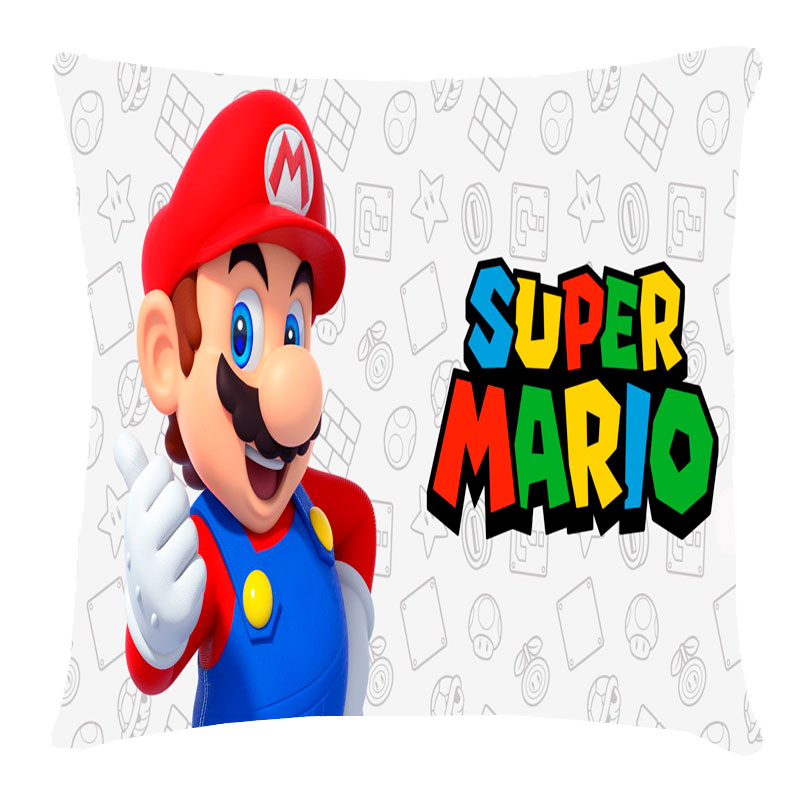 Подушка с принтом из игры 'Супер Марио'