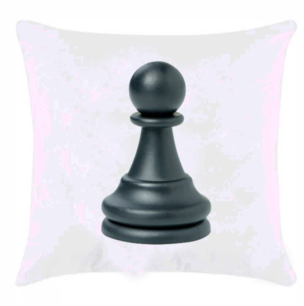 Подушка с шахматной фигурой 'Пешка'