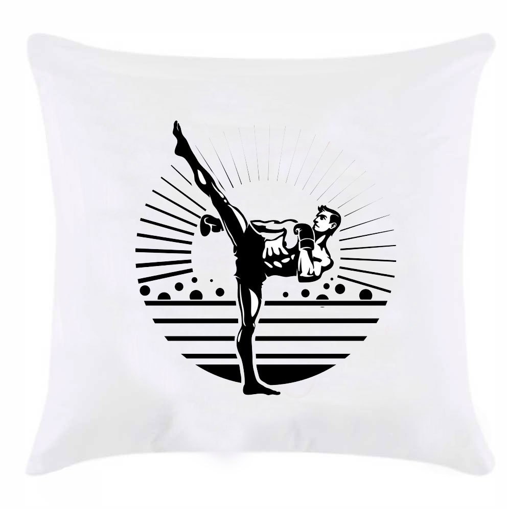 Подушка с символикой 'Кикбоксинга'