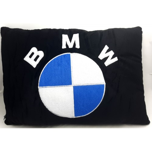 Подушка с вышивкой 'BMW'