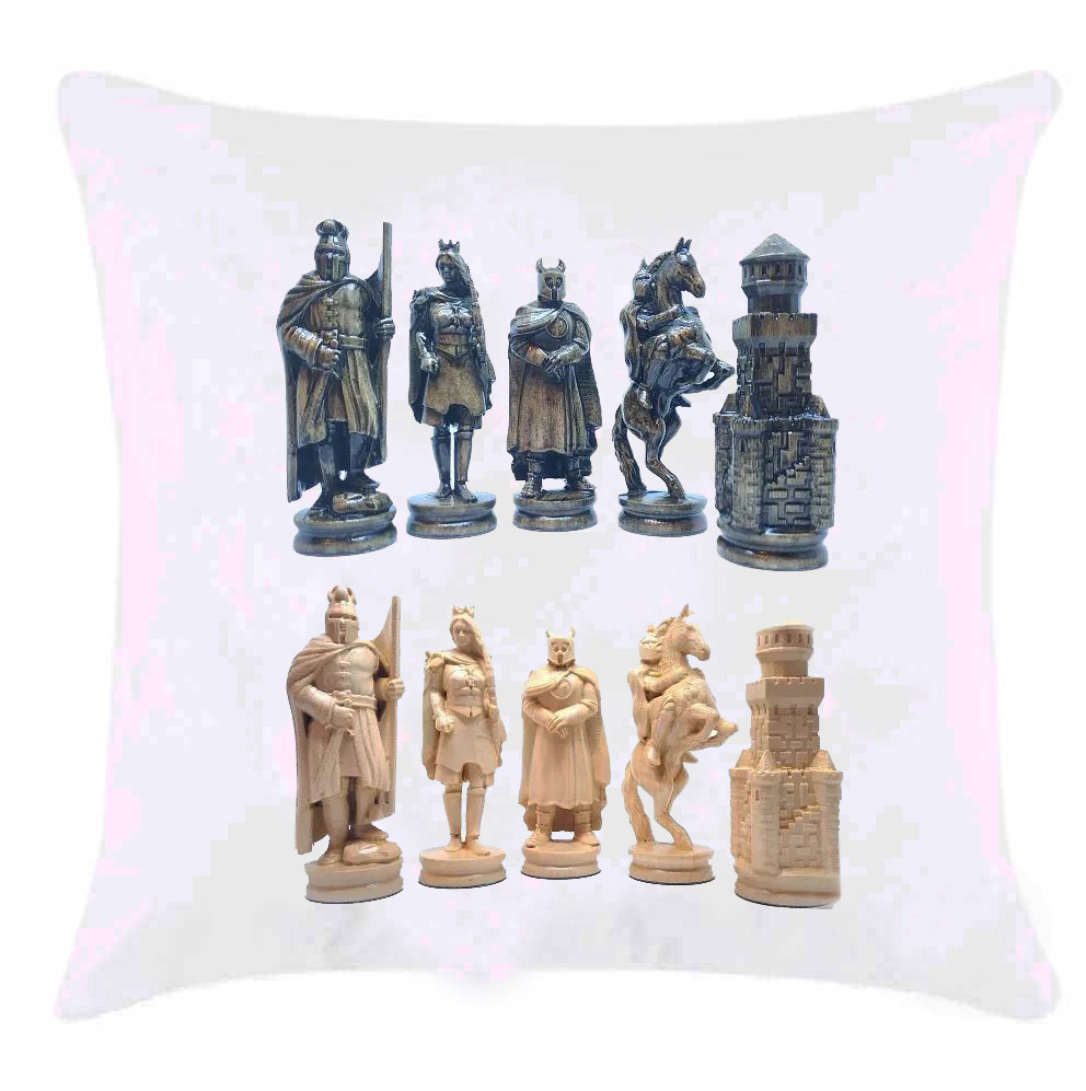 Подушка шахові фігури 'Лицарі'
