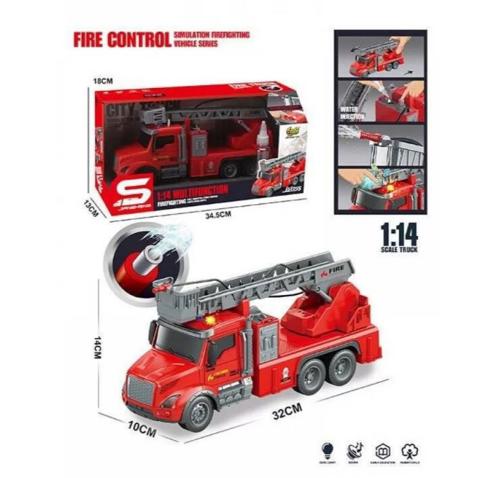 Пожарная машина на батарейках