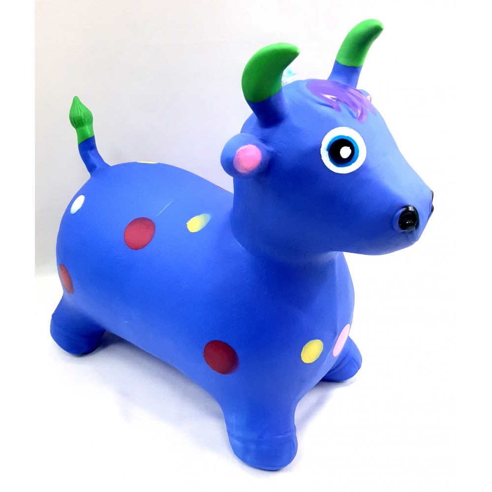 Прыгун детский 'Корова' синий цвет