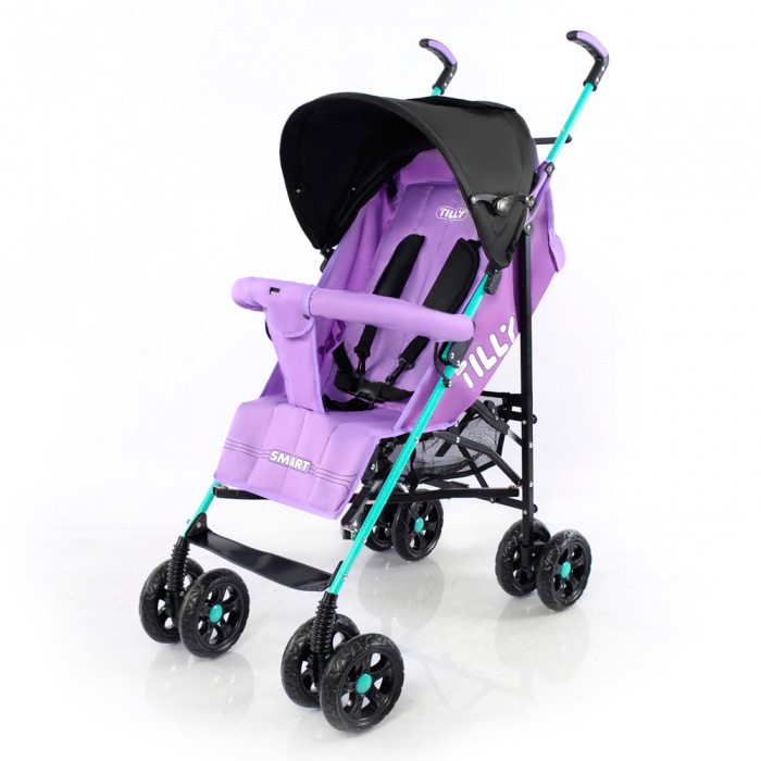 Прогулочная фиолетовая коляска фирмы 'TILLY' Smart