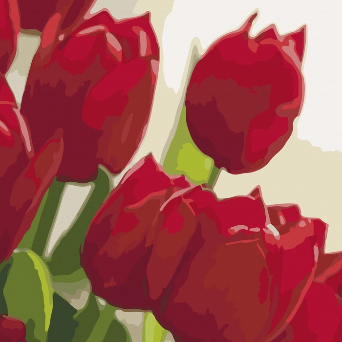 Рисование по номерам 'Тюльпаны любимой'