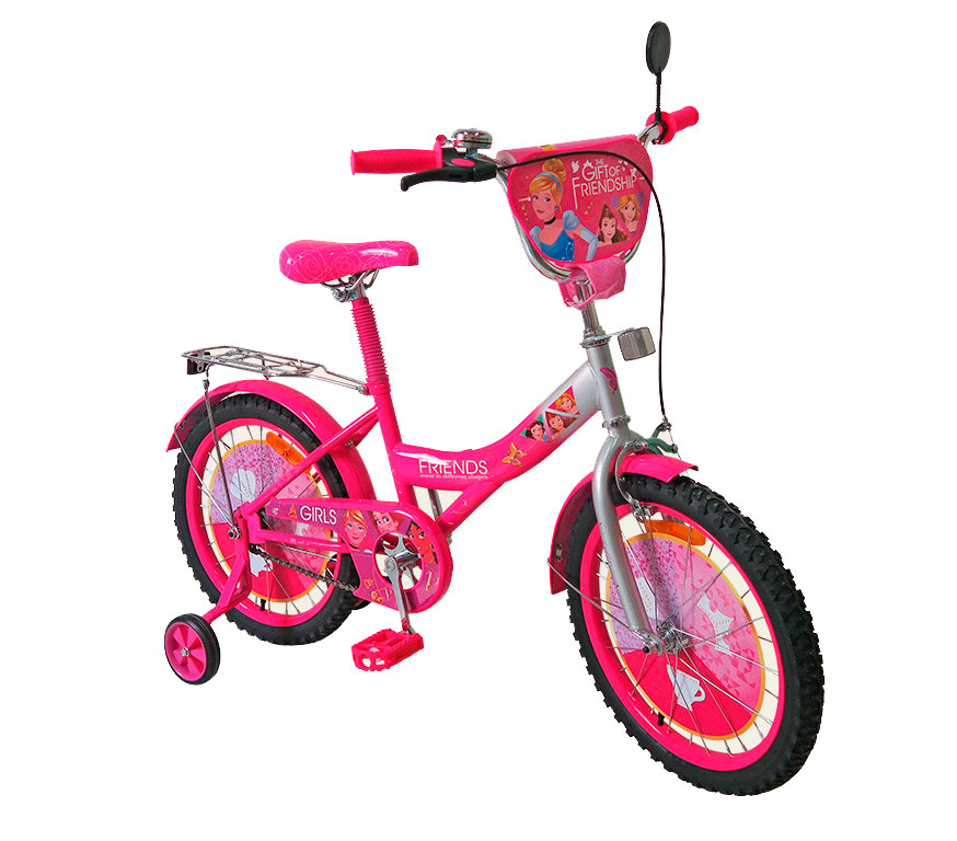 Рожевий двоколісний велосипед 'Friends'