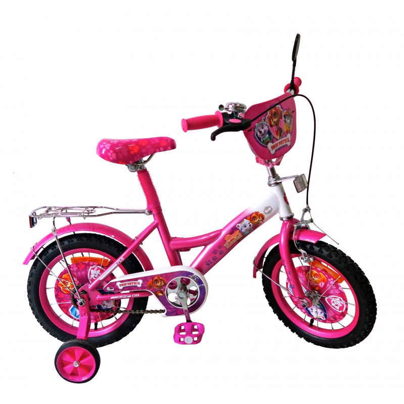 Розовый двухколесный велосипед 'Paw Patrol'