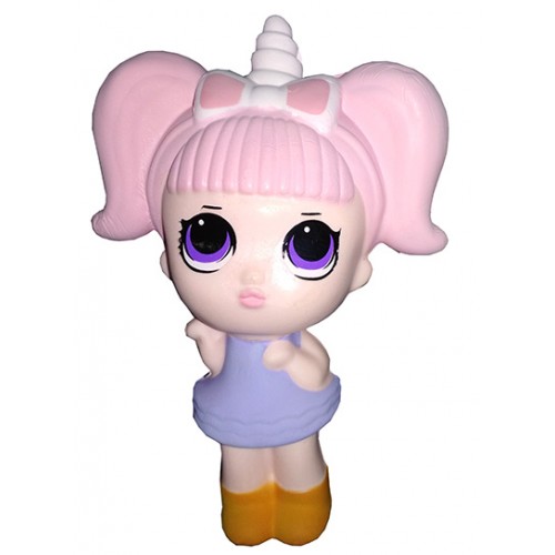 SQUISHY (СКВІШІ) лялечка з рожевим волоссям