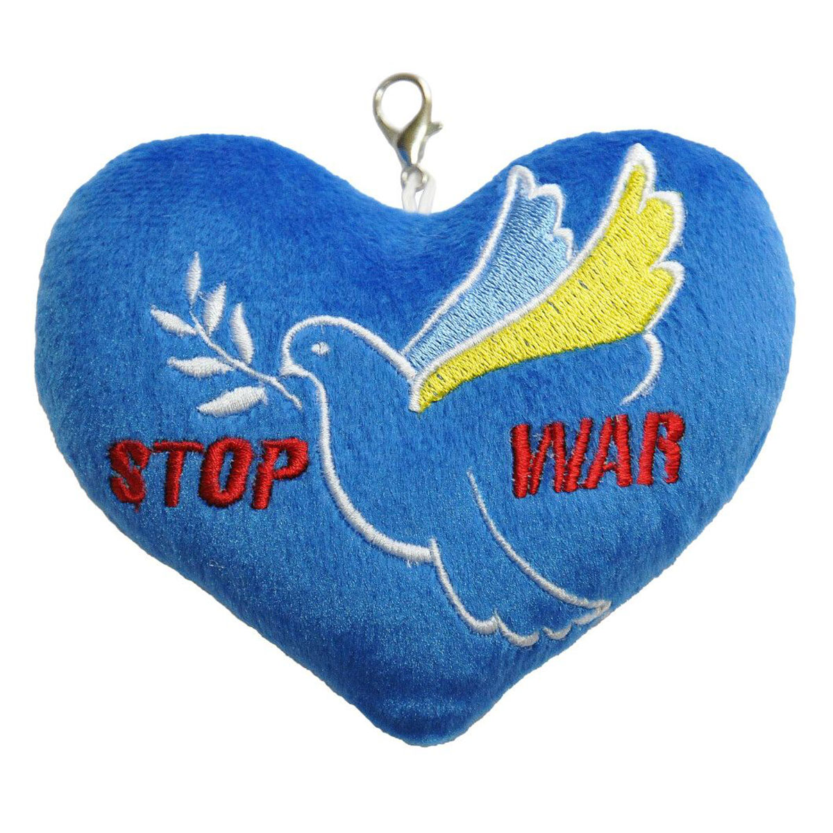 Серце - брелок 'Stop war'
