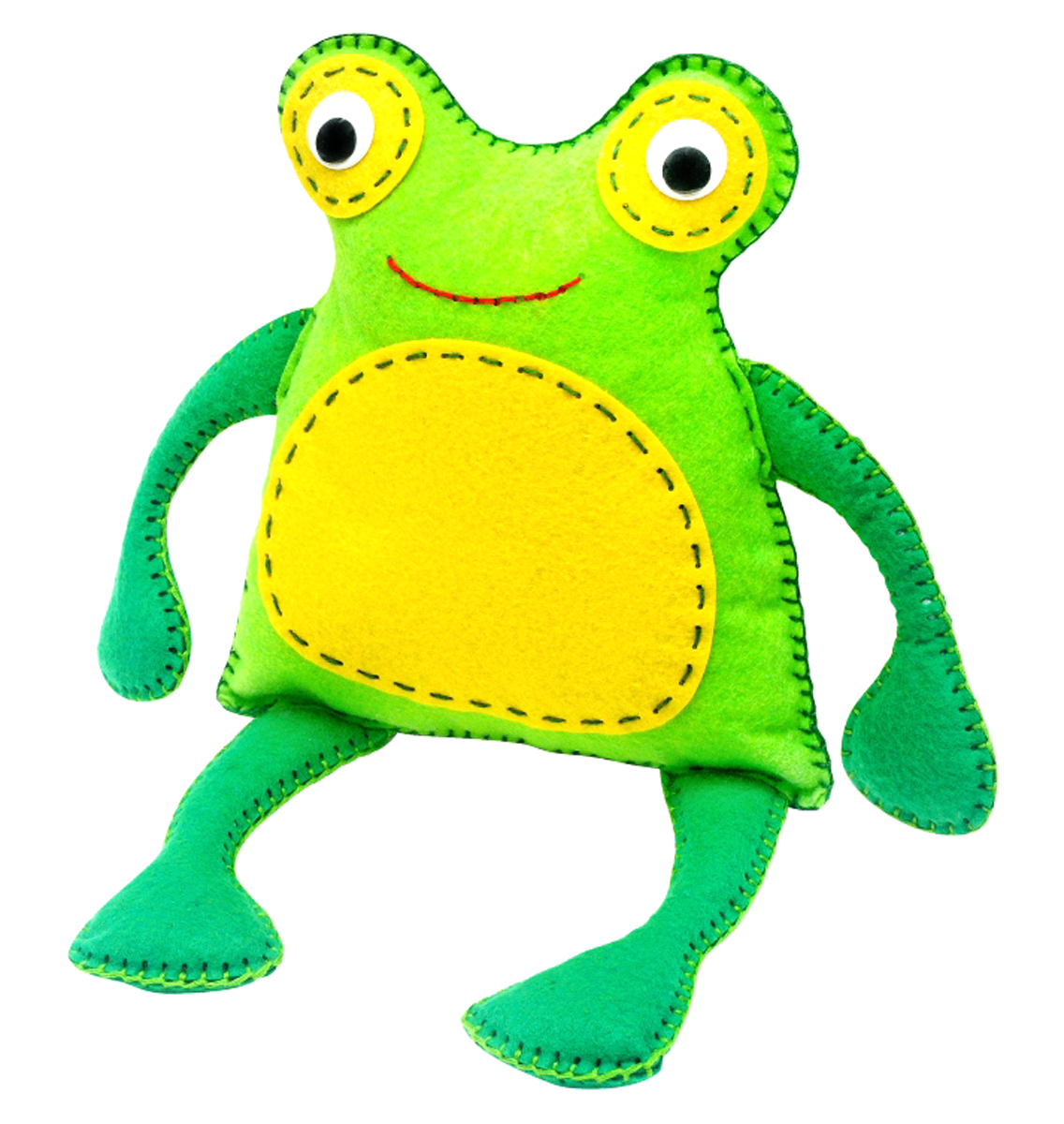 Шиємо іграшку з фетру жабеня 'Фроггі'