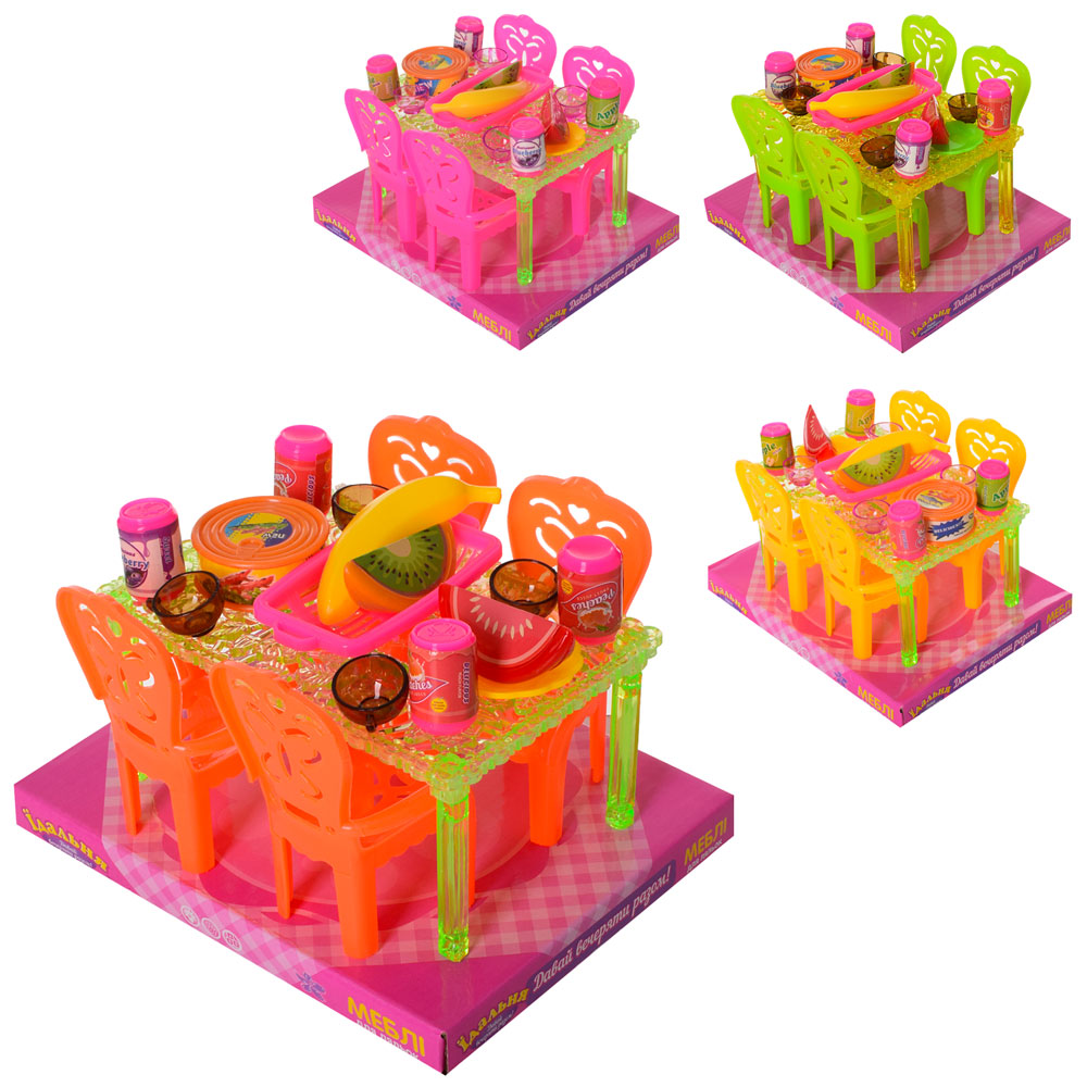 Їдальня ігрошкова для лялькового будиночка