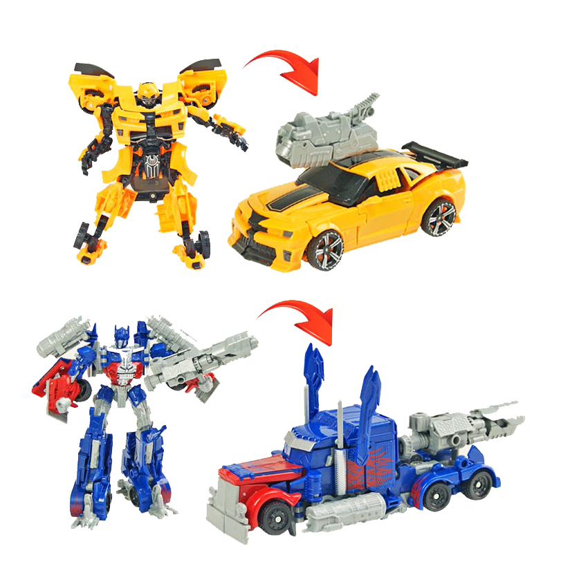 Трансформер машина 2 вида 'Optimus Prime' и 'Bumblebee'