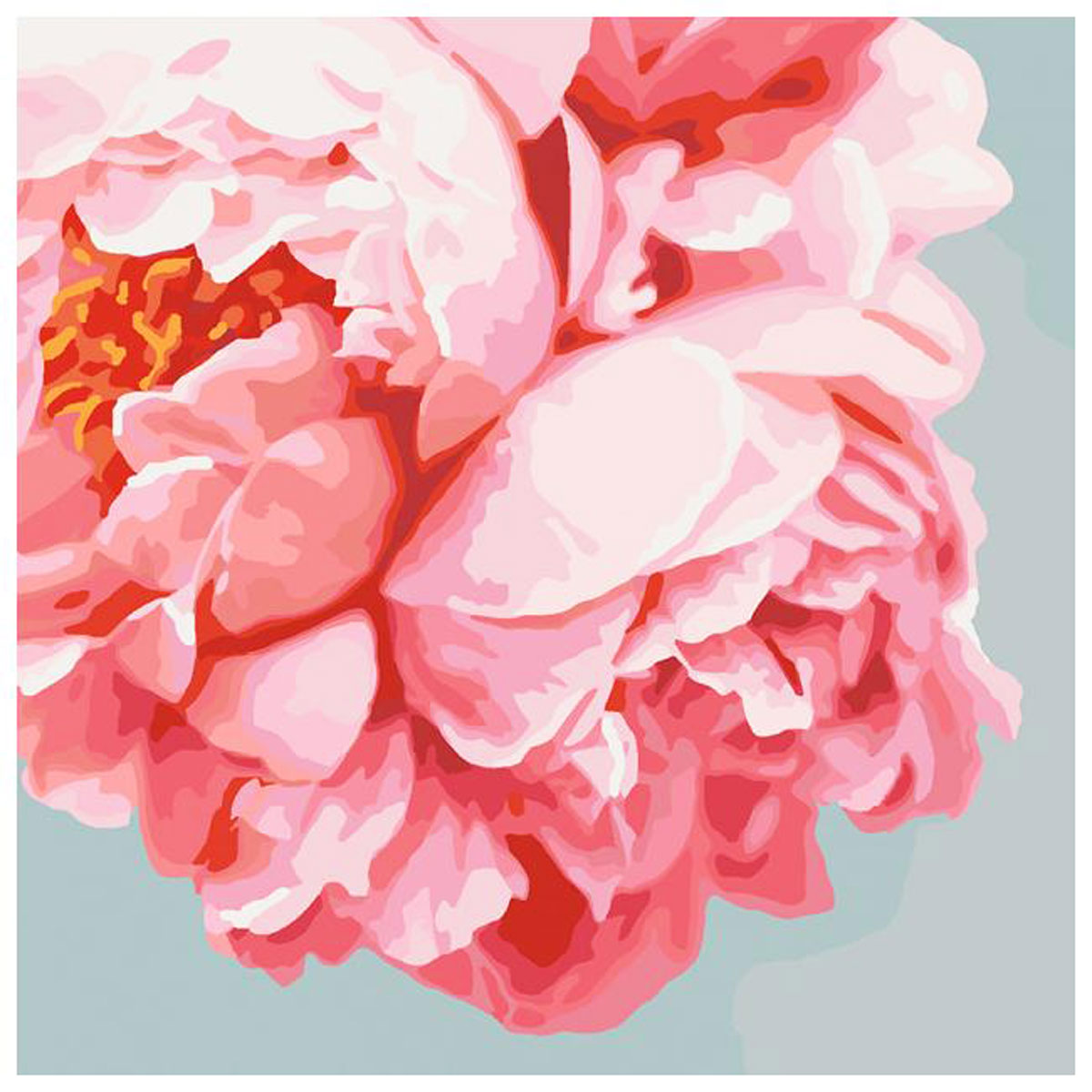 Творчество картина по номерам 'Розовые пионы'