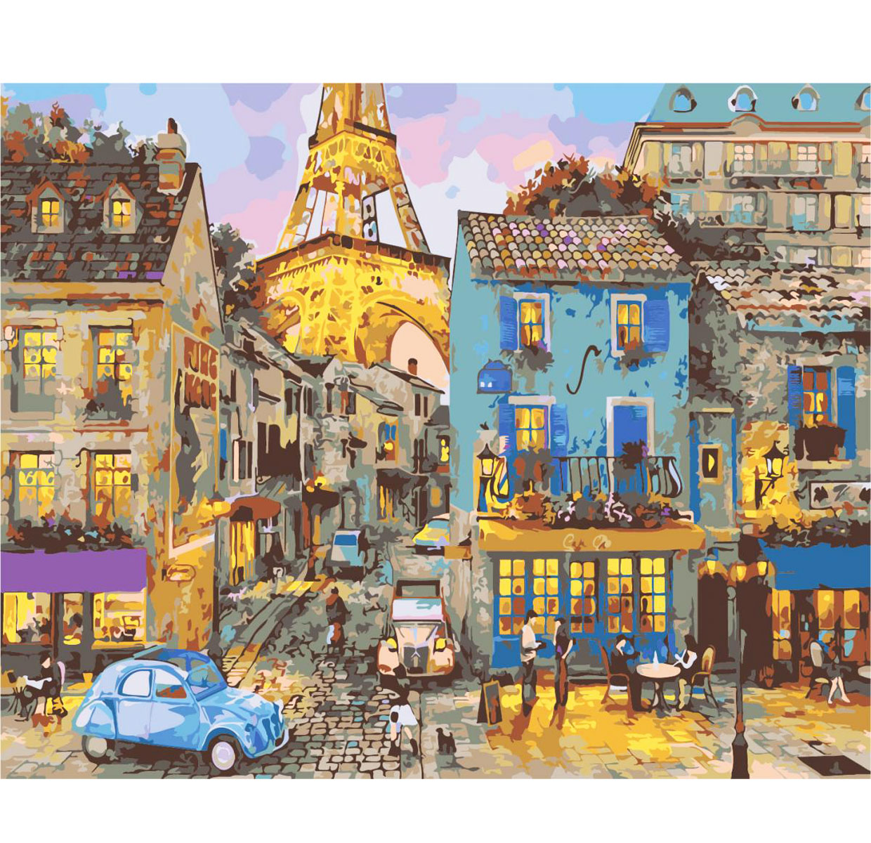 Творчество картина по номерам 'Улица Парижа'