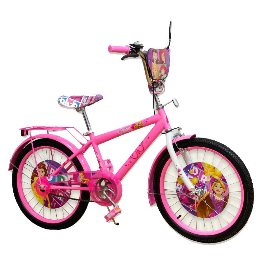 Велосипед 20' для дівчинки рожевий 'Принцеси'