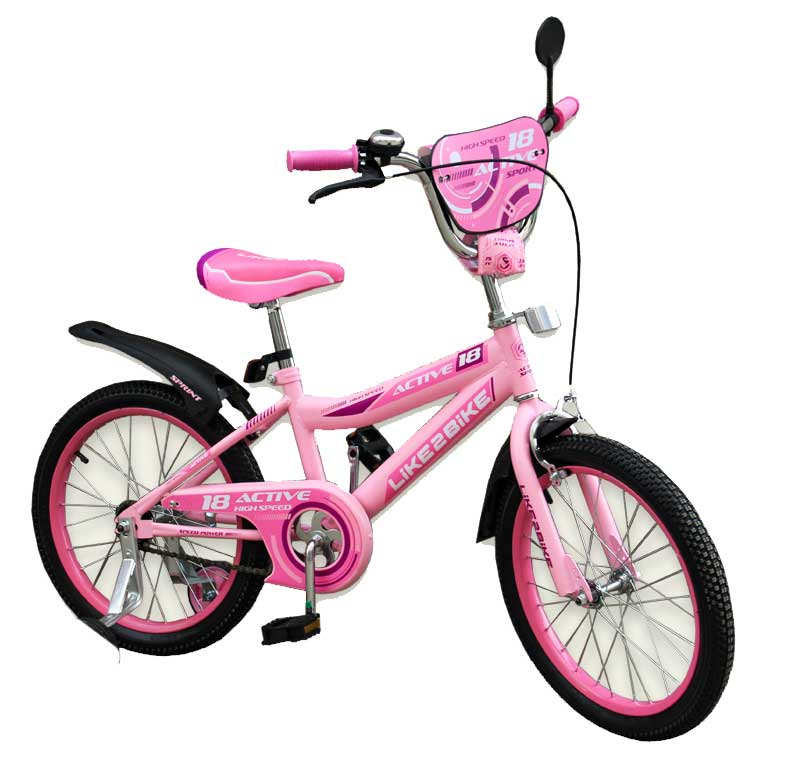 Велосипед 20' двухколесный розовый 'Like2bike Active'