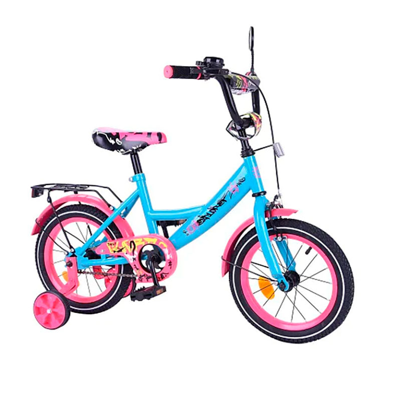 Велосипед 2-х колісний EXPLORER blue_pink 14'дюймів
