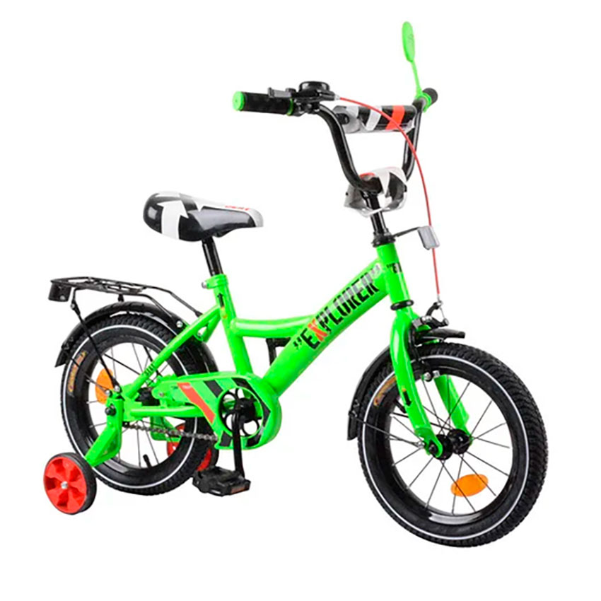 Велосипед 2-х колесный EXPLORER green 14' дюймов