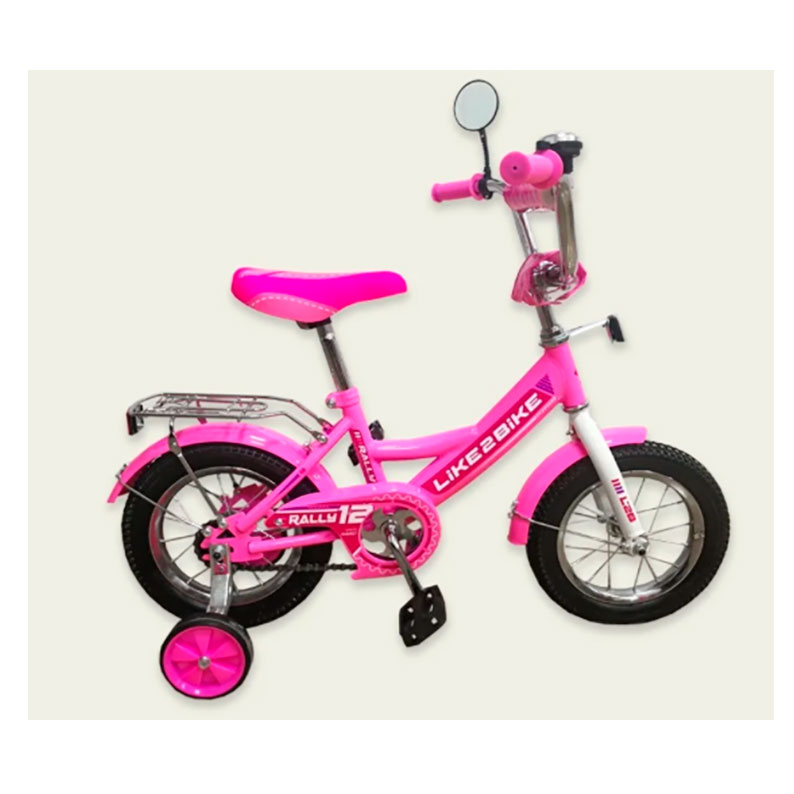 Велосипед 2-х колесный Like2bike RALLY розовый 12'