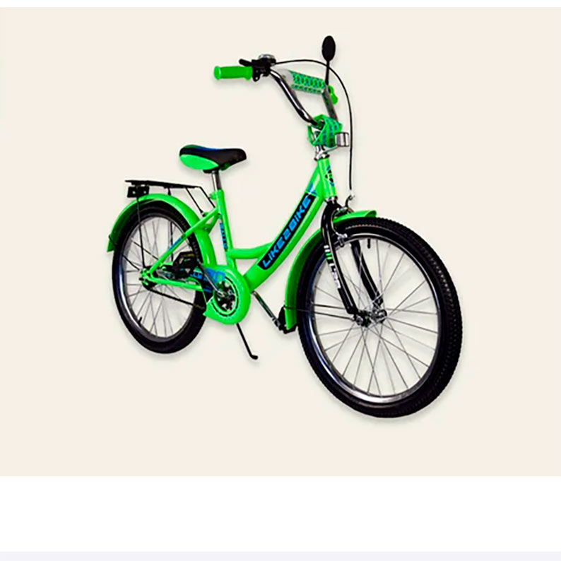 Велосипед 2-х колесный Like2bike RALLY салатовый 20'