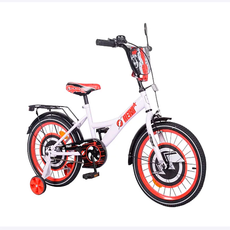 Велосипед 2-х колесный TILLY Hero white+red 18'
