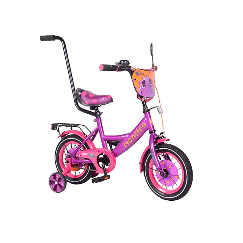 Велосипед 2-х колесный TILLY Monstro purple+pink 12'