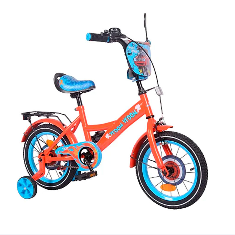Велосипед 2-х колесный TILLY Vroom red+blue 14'