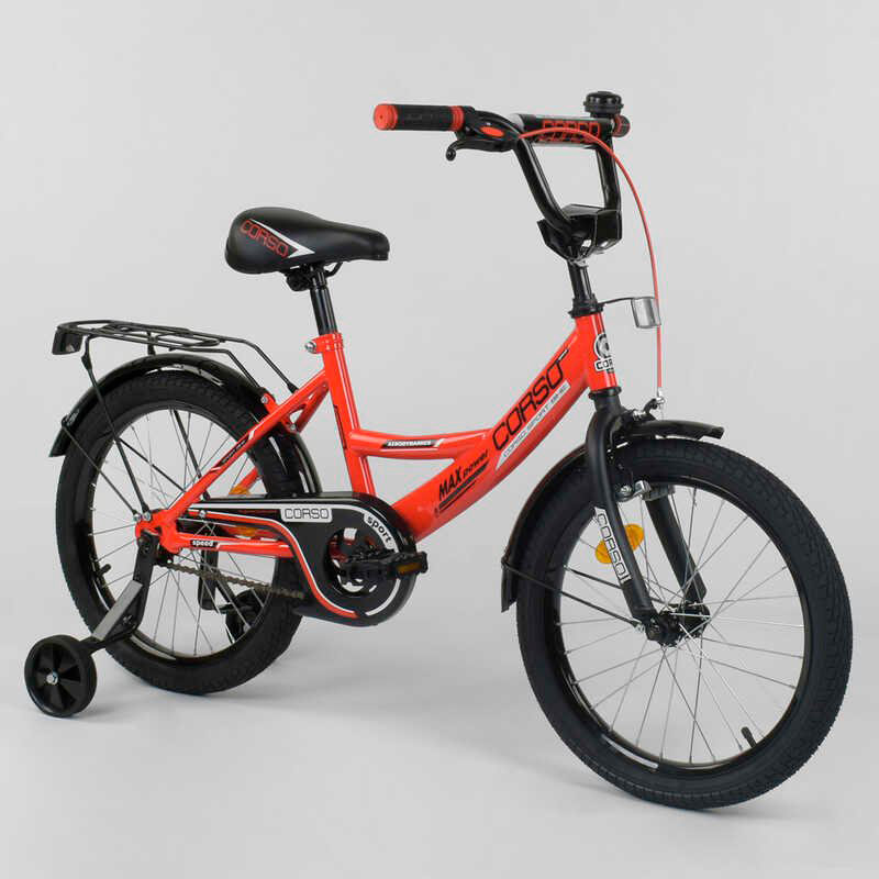 Велосипед 2-х колісний CORSO 18' дюймів Червоний