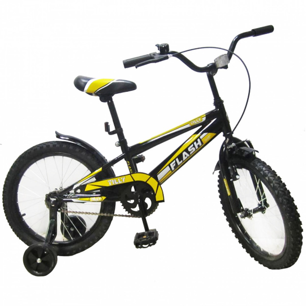 Велосипед TILLY FLASH 18' чёрно - жёлтый