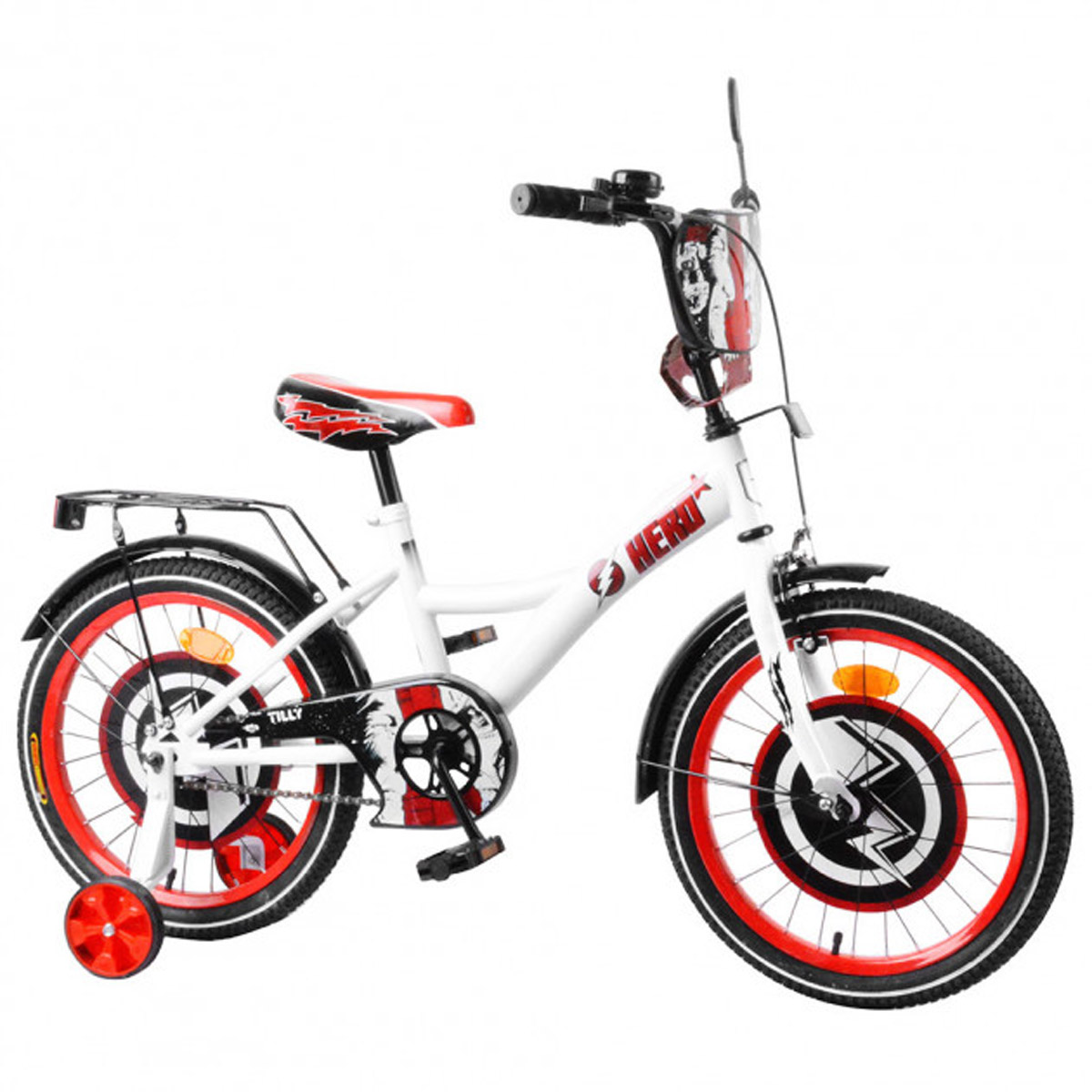Велосипед TILLY Hero 18' бело - красный