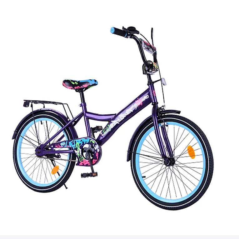 Велосипед детский 2-х колесный EXPLORER black_blue 20' дюймов