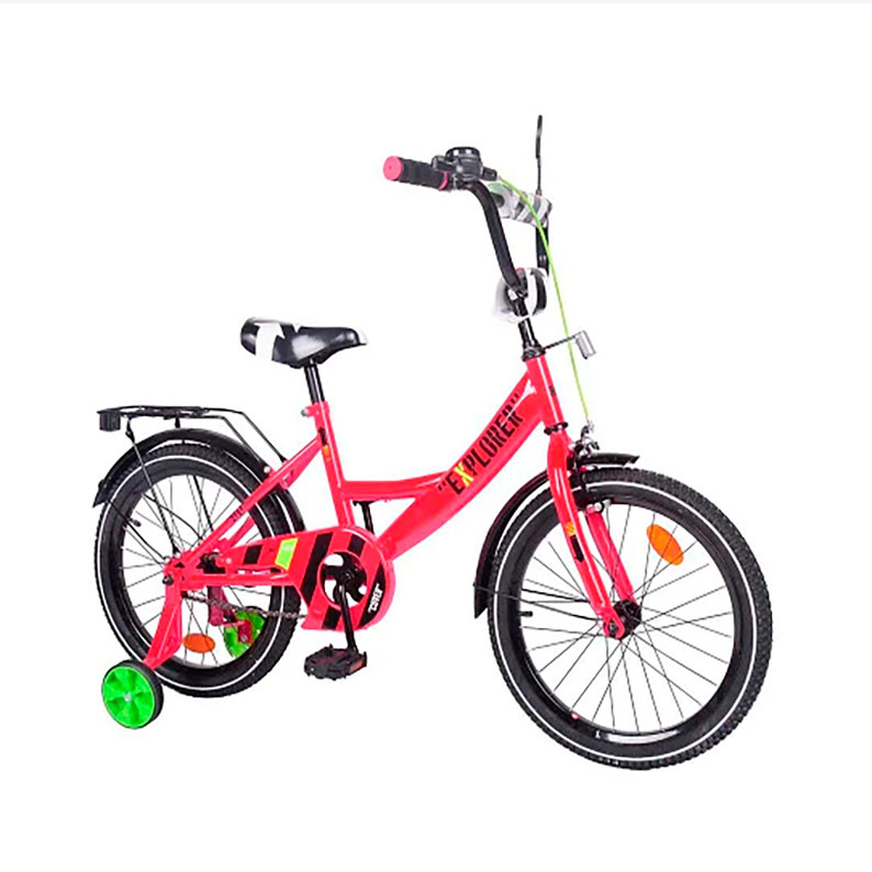 Велосипед детский 2-х колесный EXPLORER crimson 18' дюймов
