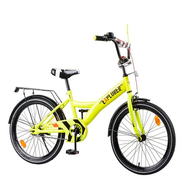 Велосипед детский 2-х колесный EXPLORER yellow 20' дюймов