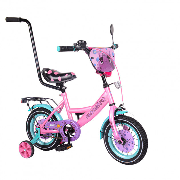 Велосипед детский розовый TILLY Monstro 12'