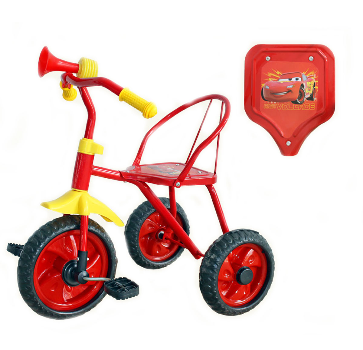Велосипед трехколесный красный 'Тачки'