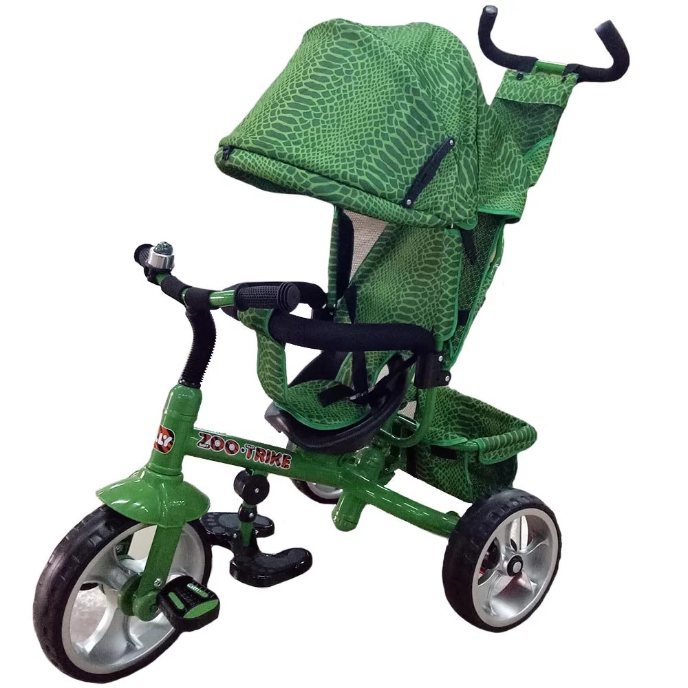 Зелений триколісний велосипед Tilly Trike