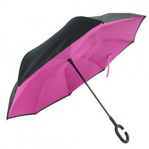Зонт обратного сложения 'Двухцветный' 110 см