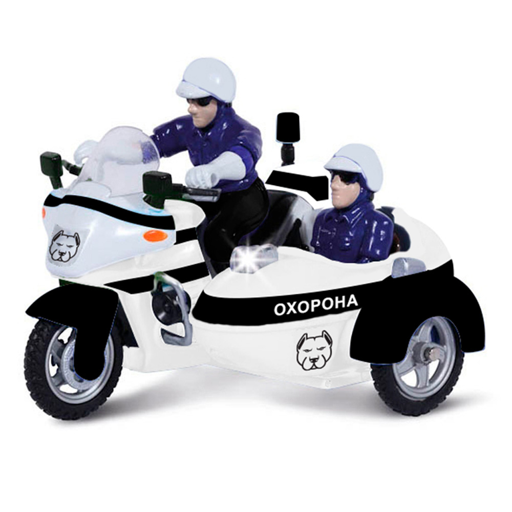Модель мотоцикла с коляской 'Охрана' TECHNOPARK