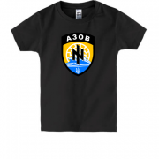 Детская футболка с эмблемой полка АЗОВ
