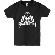 Детская футболка Powerlifting bear
