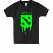 Детская футболка кислотный лого DOTA 2