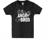 Детская футболка  Angry birds 1