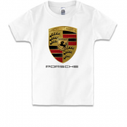 Детская футболка Porsche (Gold)