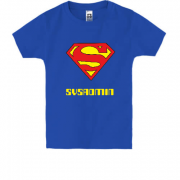 Детская футболка Superman для сисадмина