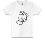 Детская футболка "Просящий Кот Саймона"