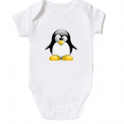 Детское боди Пингвин Ubuntu