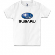 Детская футболка с лого Subaru