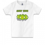 Детская футболка  Angry Birds (свиньи)